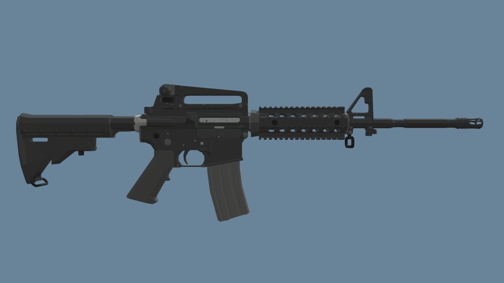 Colt M4A1 (Low-Poly)