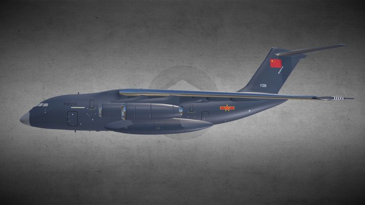 Xi'an Y-20 Kunpeng 3D Model