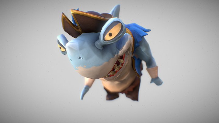Shark Run 3D Model