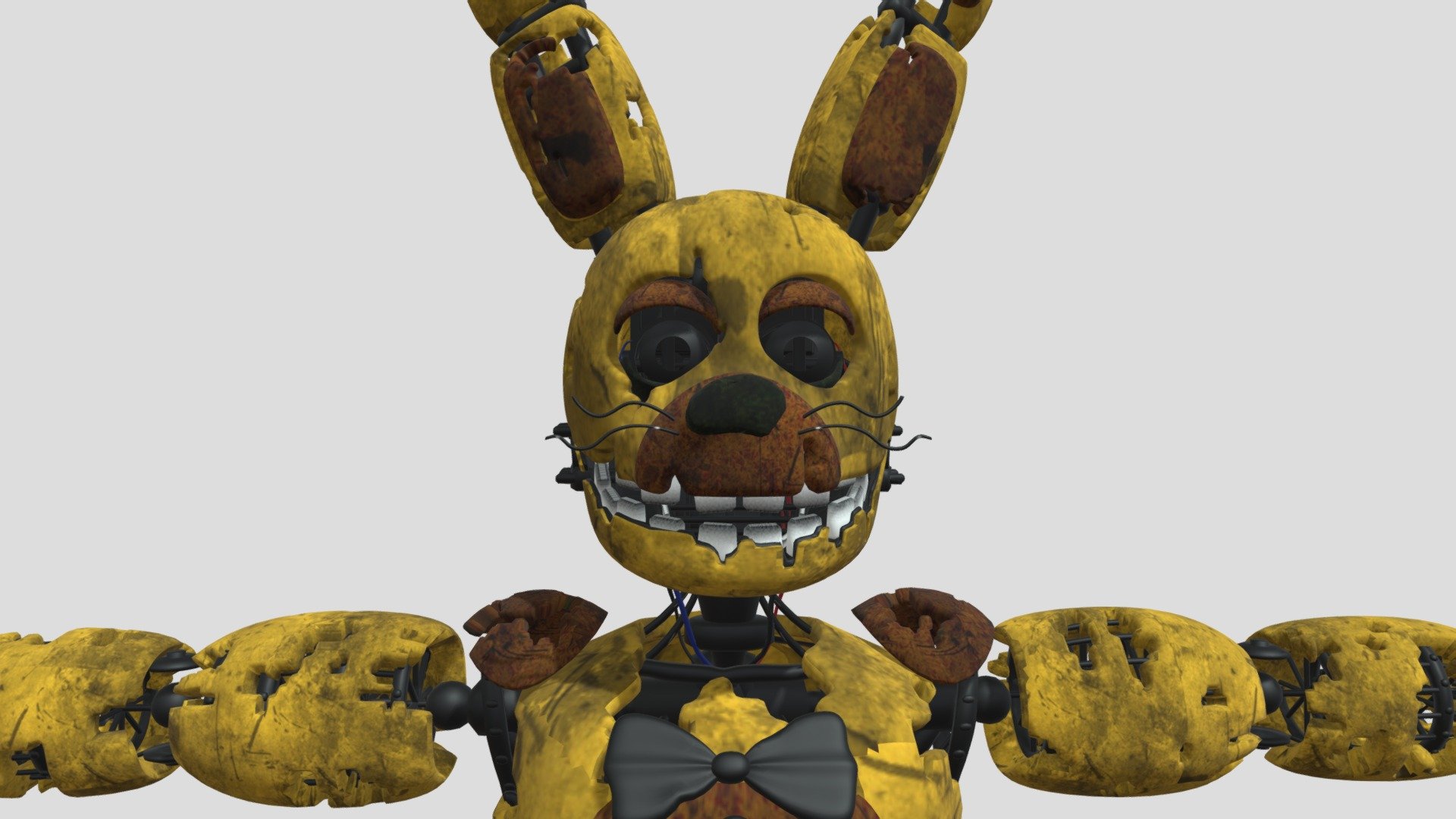 Withered Springbonnie By Springreg!!! Download Free 3D model by Atomo