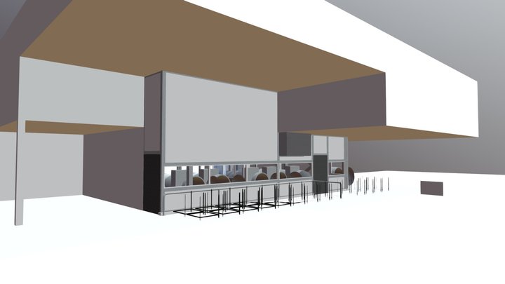 Solución acústica (Zona autoclaves) 3D Model