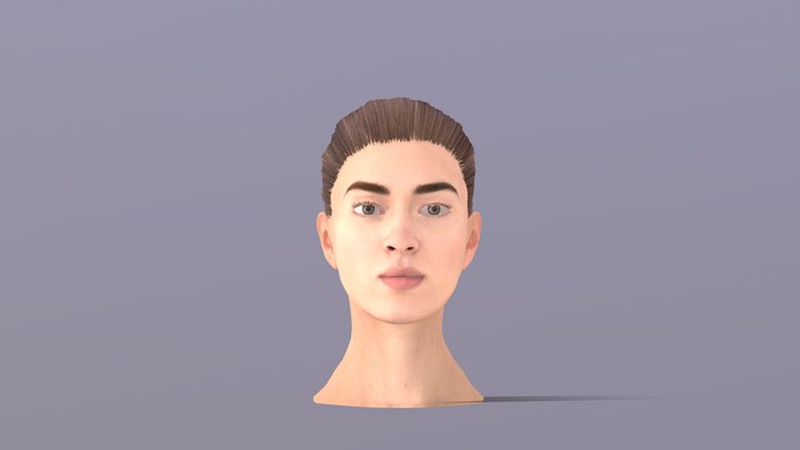 Anna-3DHair 3D Model