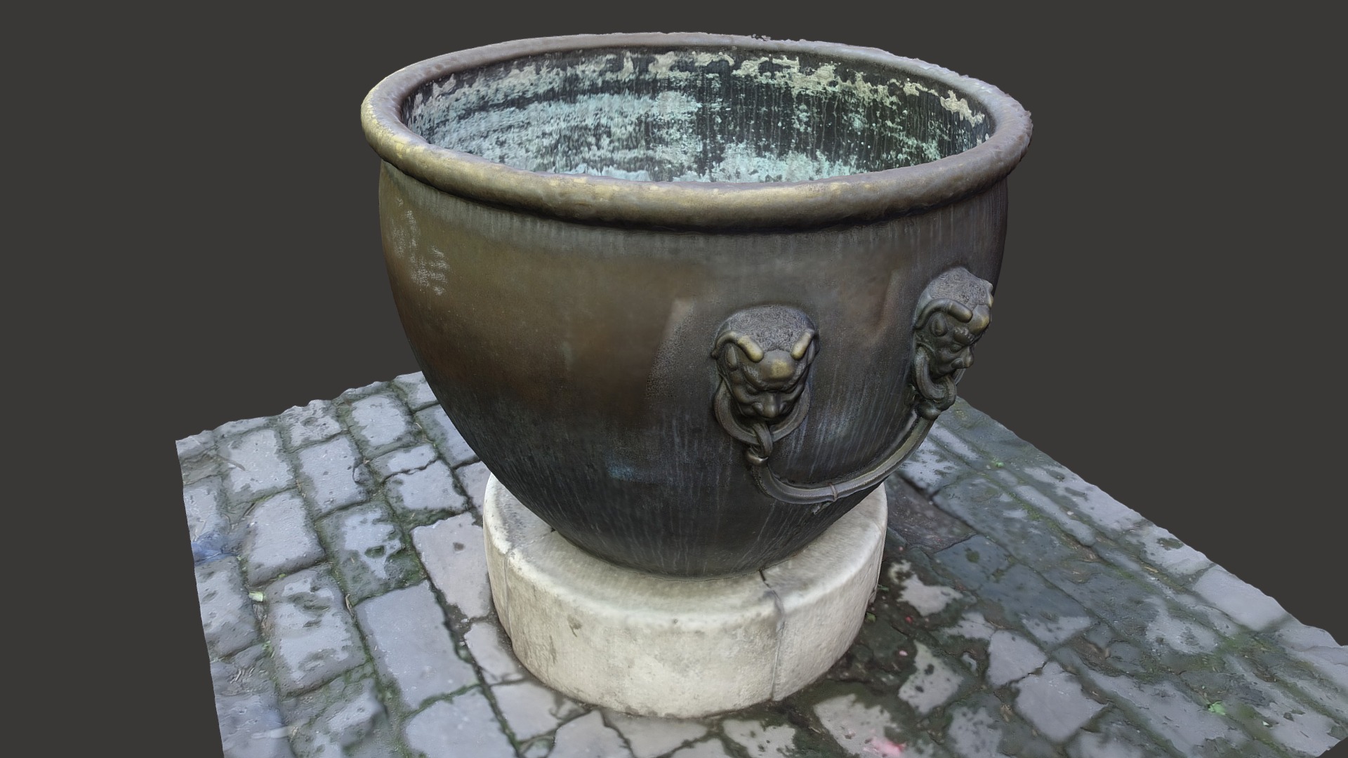 3D model 2016-09 – Beijing 08 - This is a 3D model of the 2016-09 - Beijing 08. The 3D model is about a large metal pot.