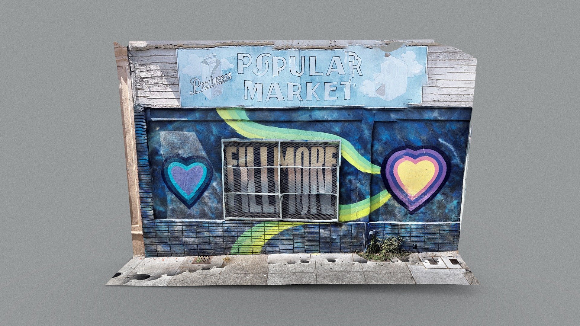 San Francisco Lower Haight - "Popular Market" — Sketchfab embed 3D viewer