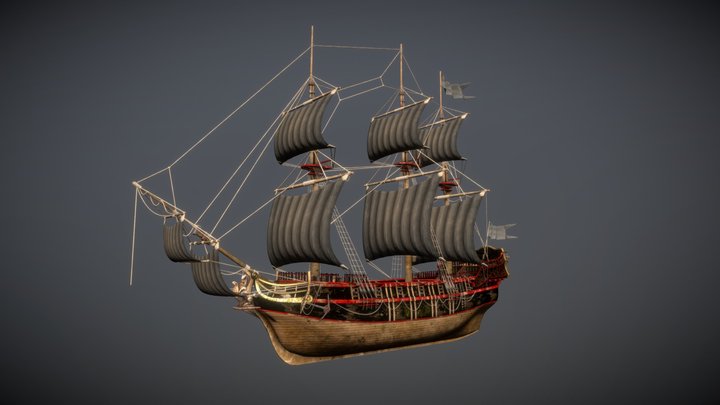 ship_01 3D Model
