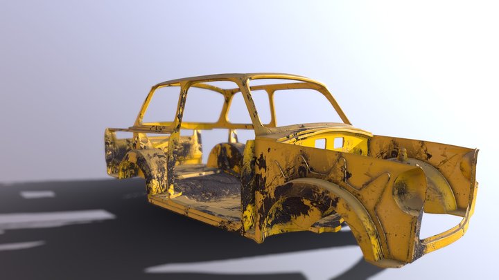 Trabant 601 WIP 3D Model