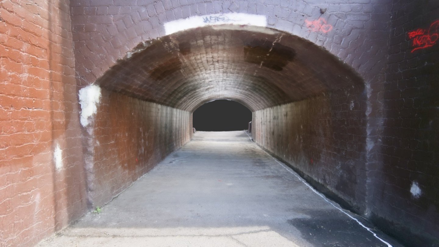 Small bricklined tunnel example Download Free 3D model by