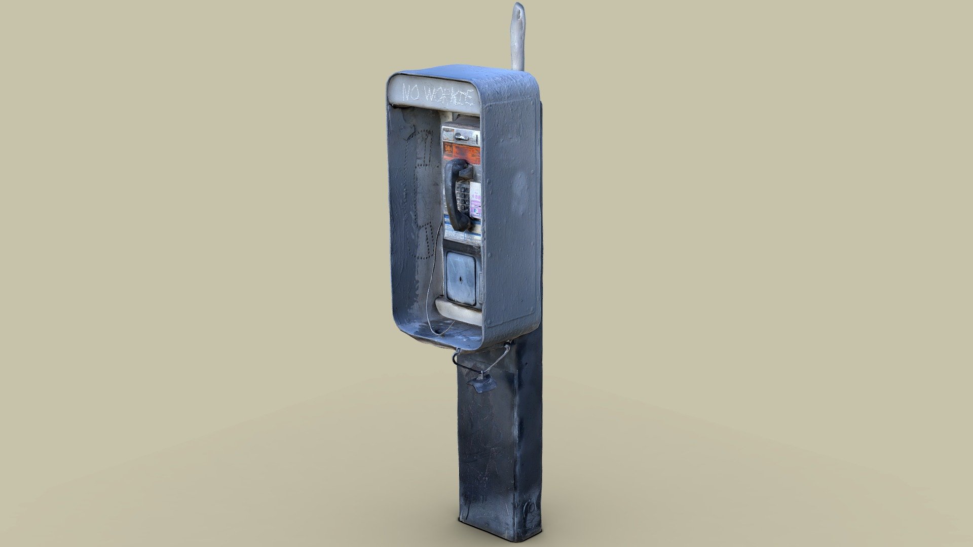 Payphone Scan Medpoly - Download Free 3d Model By Efx (@evan4129 