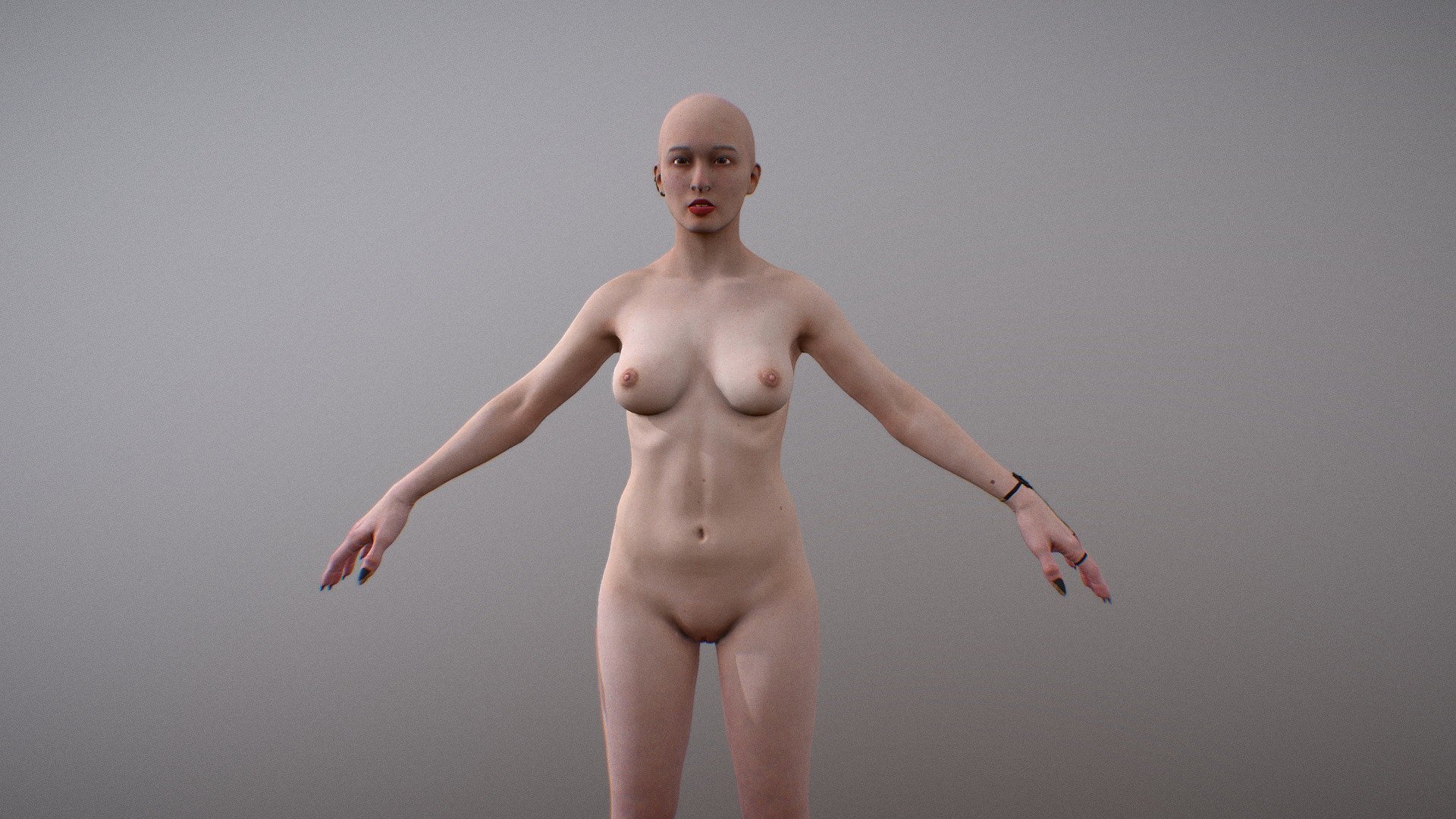 3d nude female
