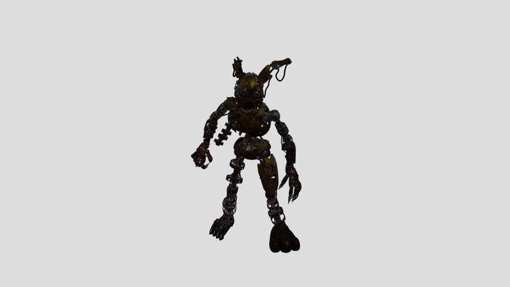 Burntrap_-_fnaf_security_breach_4k 3D Model
