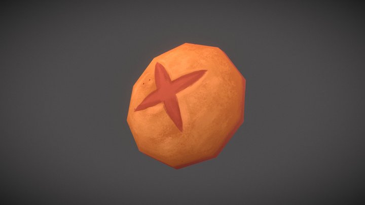 Round Bread 3D Model