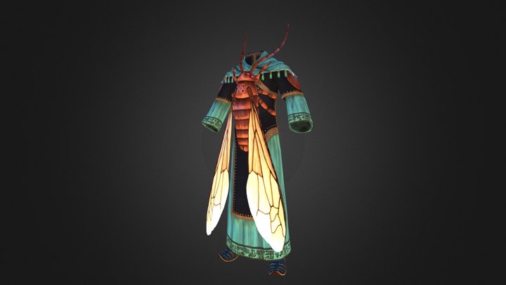 Dunmer Robe 3D Model