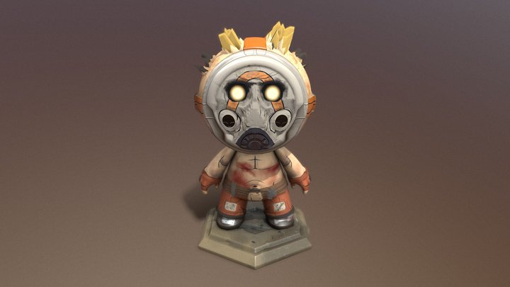Meet Mat Psycho (Borderlands) 3D Model