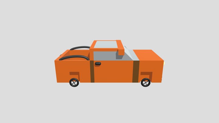 Pick- Up Blender 3D Model