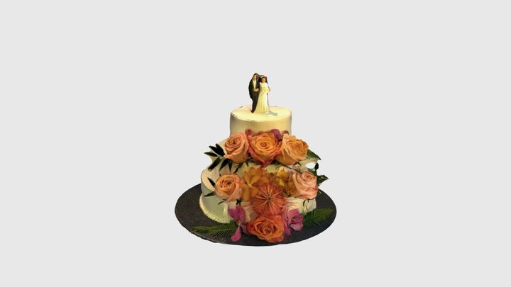 Wedding cake 3D Model