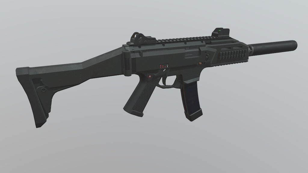 Cz Scorpion - 3d Model By Rob Smith (@rcsmodels) [823b639] - Sketchfab