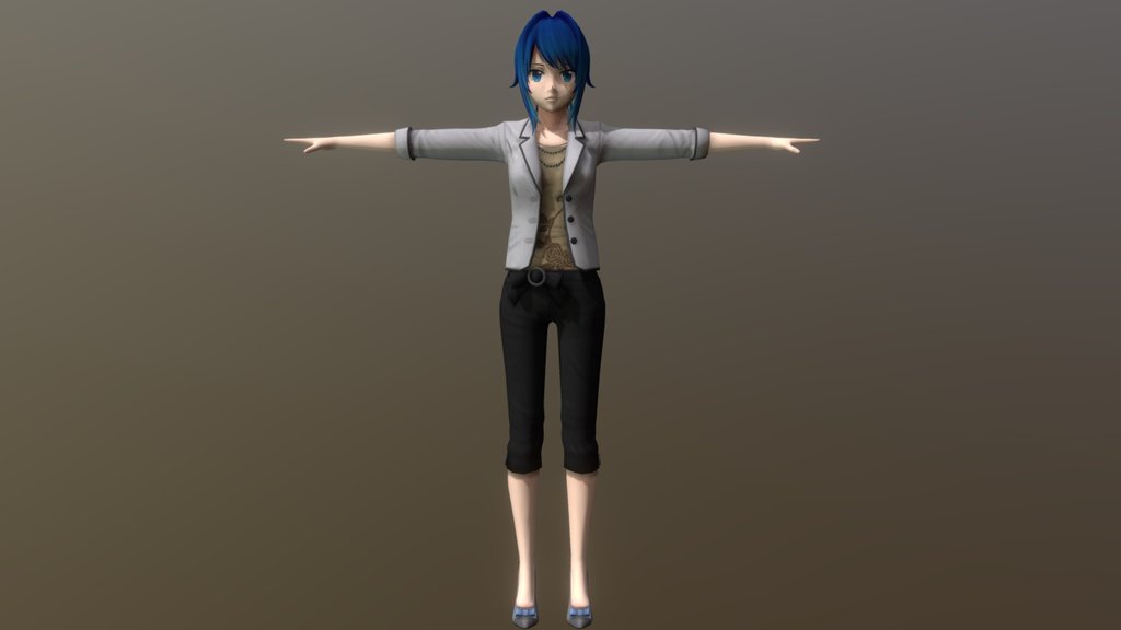 Aoi Kiryu Casualwear (With Bones)