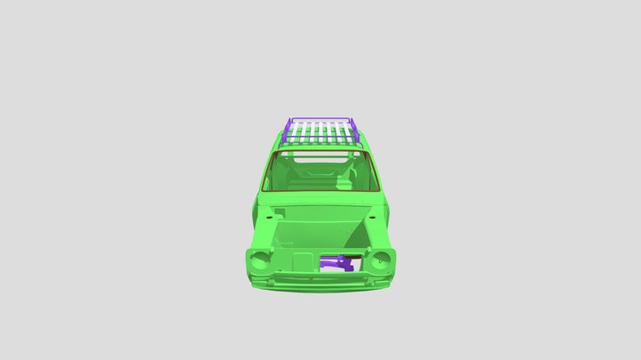 Datsun 100A 3D Model
