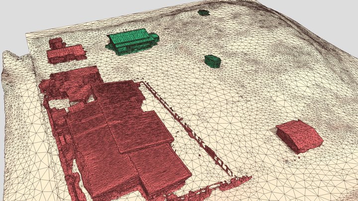 Terreno Escuela Folleco BIM 3D Model