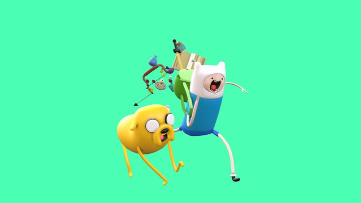 Adventure Time 3D Model