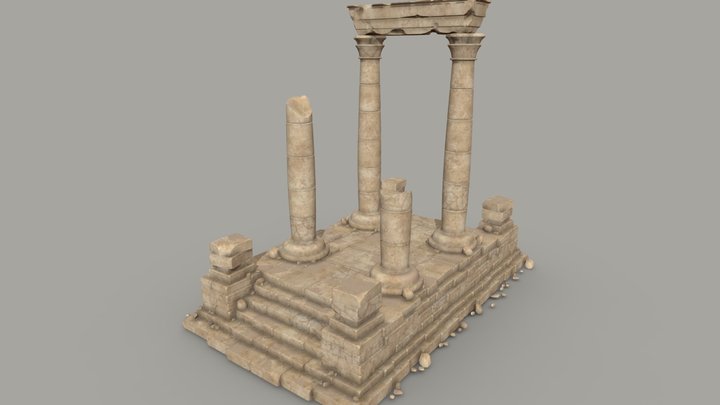 Egyptian Ruins – Modello 3D gratuito STL