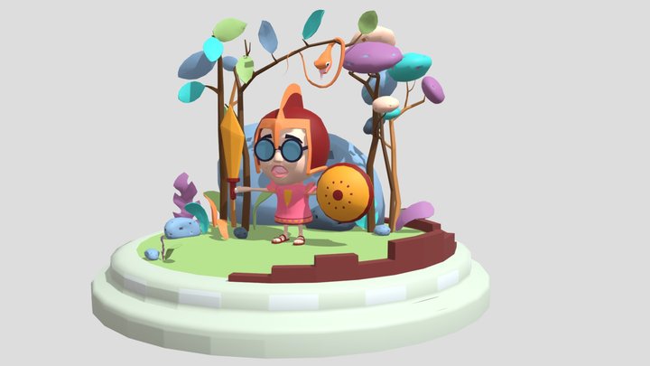 The Baby King 3D Model