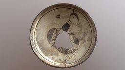 Mimbres Vessel with Rabbit Motif (VCU_3D_3207)