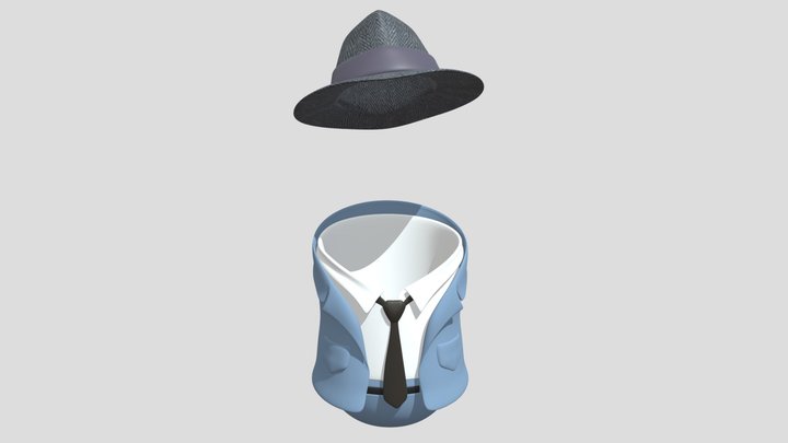 Stewart Green Costume 3D Model