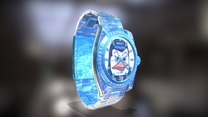 ANGRY PENGUIN Club HashWatch 3D Model