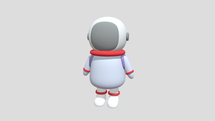 Astronauta 3D Model