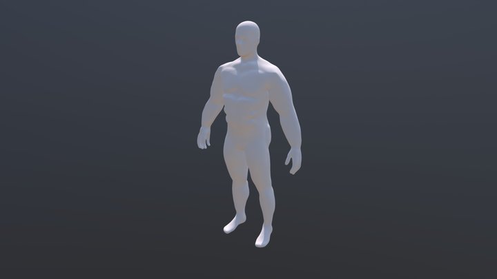 Corpo Musculoso 3D Model