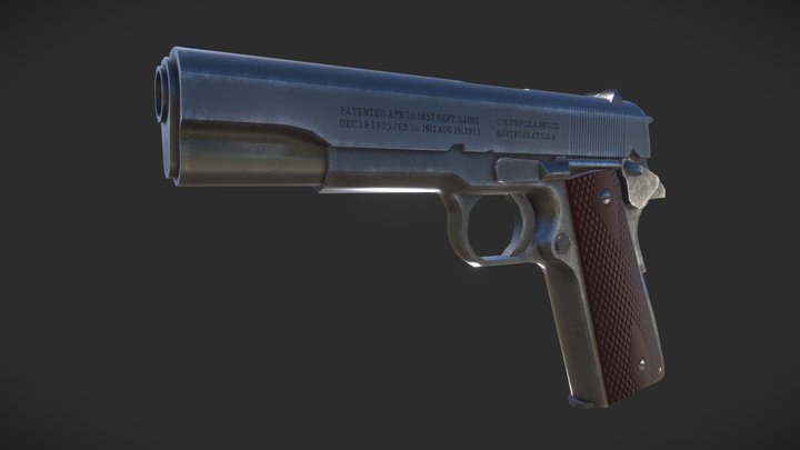 Colt M1911 3D Model