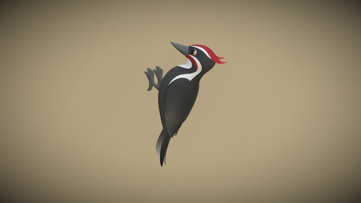 Woodpecker 3D Model