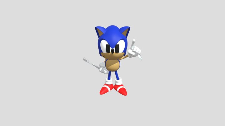 Sonic 1994 2 7 3D Model