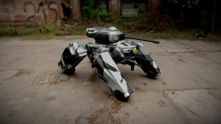 UAV/HUV 01 - Urban Camo Edition(SculptrVR) 3D Model