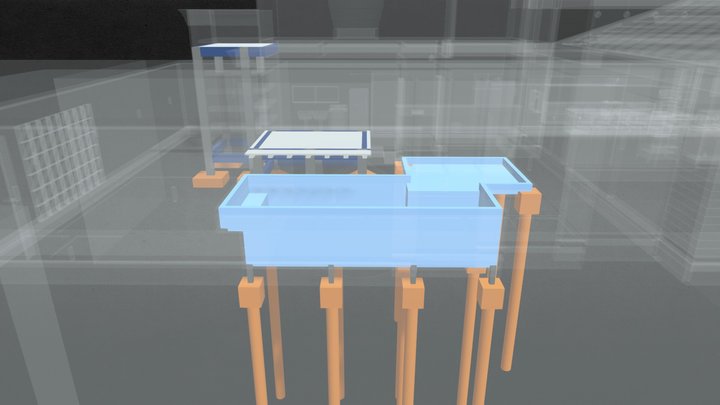 Projeto Estrutural - Ampliação 3D Model