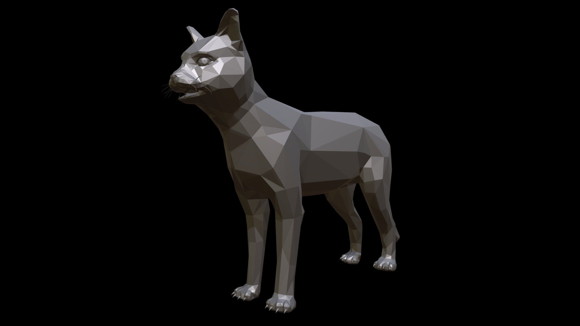 CAT LOWPOLY PRINT 3D - Buy Royalty Free 3D model by DTA DESIGN STUDIO ...