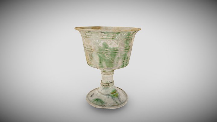 Green Stem Cup 3D Model