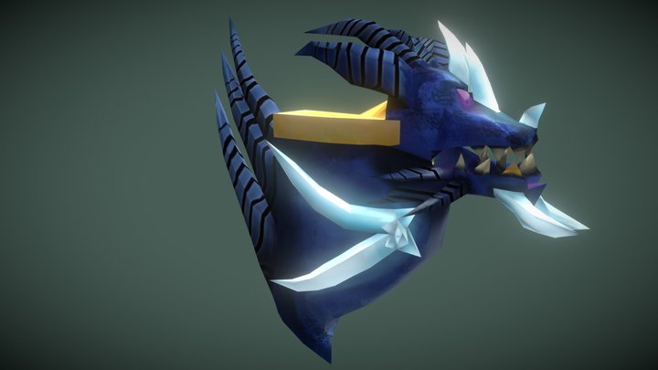 Kalecgos Shield - WeaponCraft Assignment 3D Model