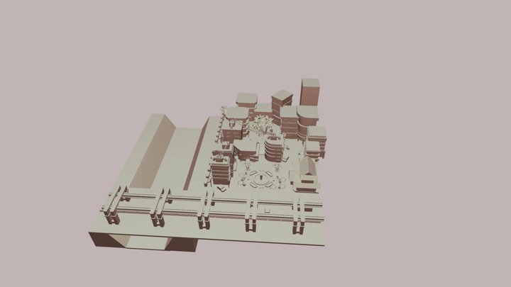 блокинг 3D Model