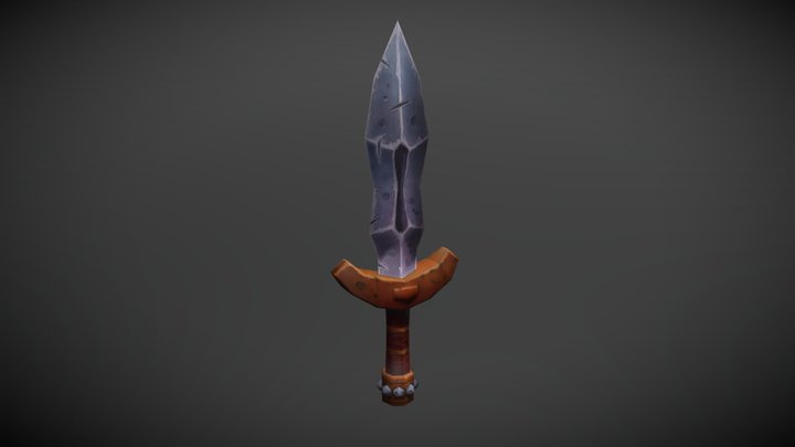 Old Sword - Hand Painted 3D Model
