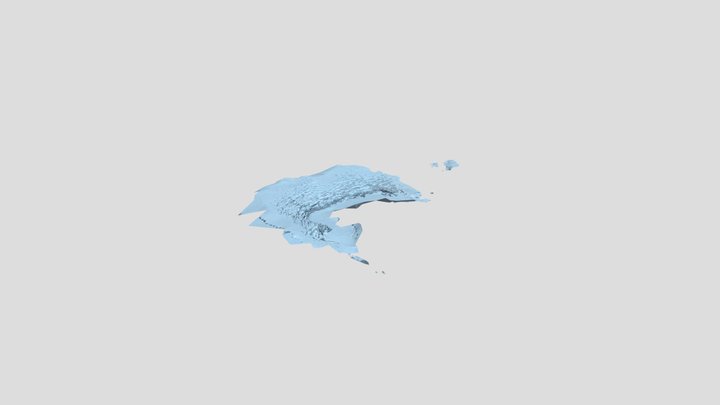 Fritjovbreen 2025 3D Model