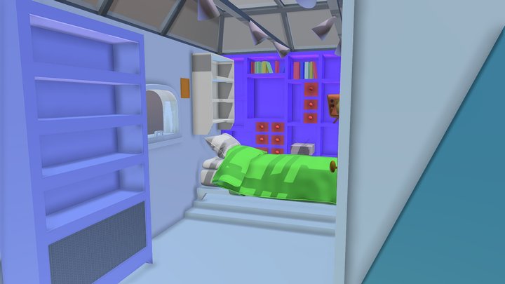 Hey Arnolds Bedroom 1.1 3D Model