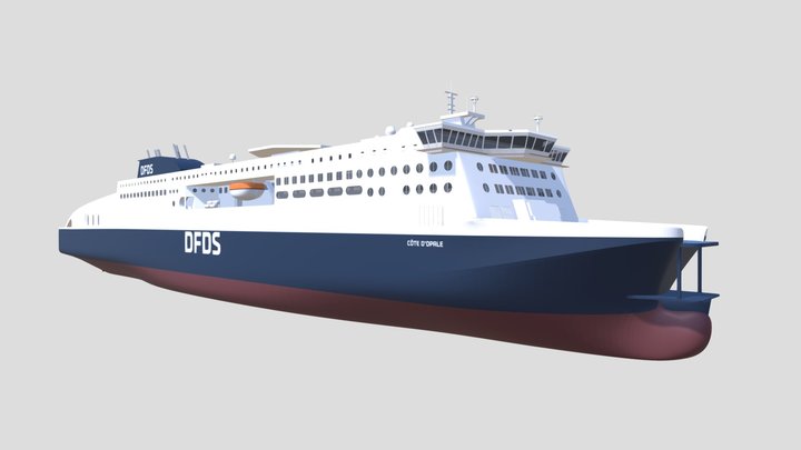 MS Côte d'Opale - DFDS Ferry - Stena E-Flexer 3D Model