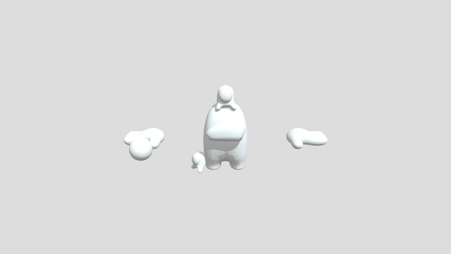 Yellow Crewmate - Download Free 3D model by Someone MOTIVATED ...