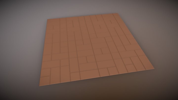 Pavement, Paver blocks – Free 3D Model STL