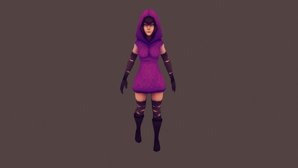 Purple girl