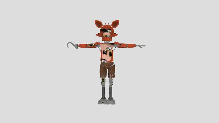 Foxy help wanted model 3d 3D Model