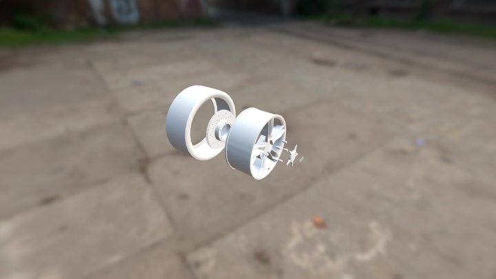 Audi Wheel 3D Model