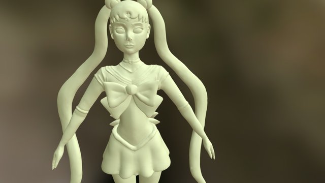 Sailor Moon - Study Model 3D Model